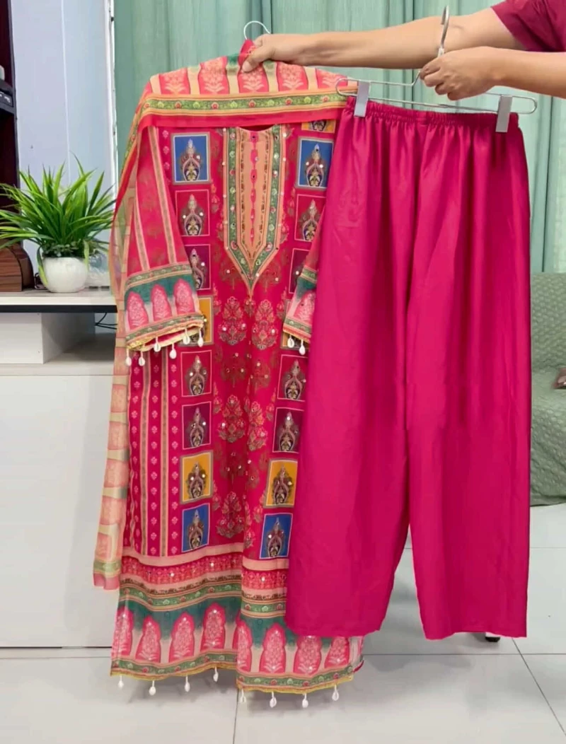 Pakistani inspired dress misty