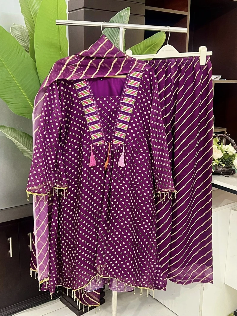 PK inspired 4pcs Dress Purple
