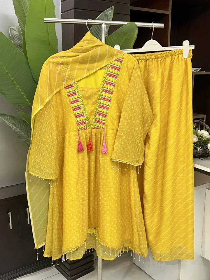 PK inspired 4pcs Dress Purple Yellow