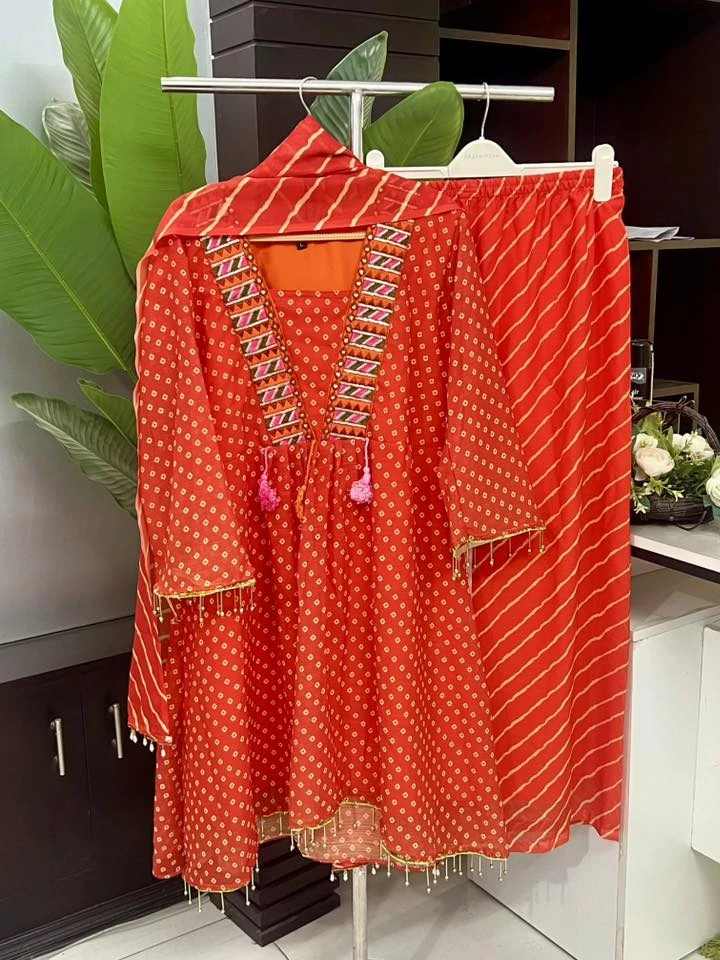 PK inspired 4pcs Dress Purple Orange